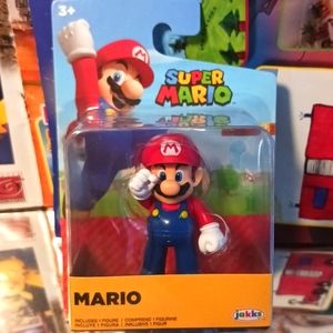 Super Mario MARIO- Jakks Pacific Inc, OneSize, Red & Blue.